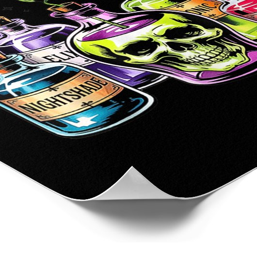 Funny Wählen Sie Ihr Gift Apple Halloween Gothic P Poster (Ecke)