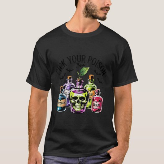 Funny Wählen Sie Ihr Gift Apple Halloween Gothic P T-Shirt (Vorderseite)
