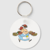 Funny Waitress Schlüsselanhänger (Vorderseite)