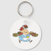 Funny Waitress Schlüsselanhänger (Rückseite)