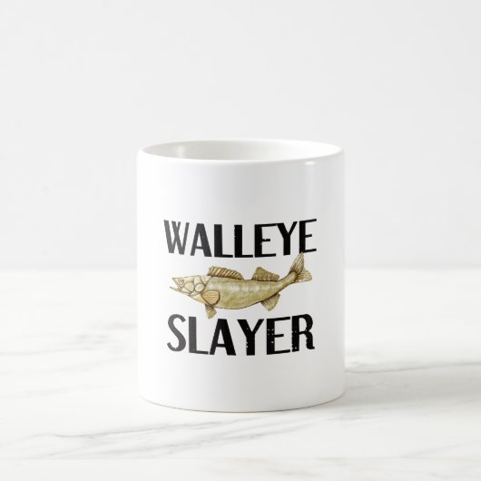 Funny Walleye Fisherman Walleye Fishing Angler Kaffeetasse (Mittel)