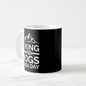 Funny Wanderhund Lover Geschenke Kaffeetasse (Vorderseite Links)