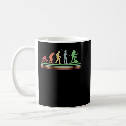 Funny Wandern Evolution T - Shirt Geschenk für Wan Kaffeetasse (Links)
