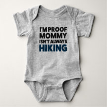 Funny Wandern Jersey Bodysuit für Baby