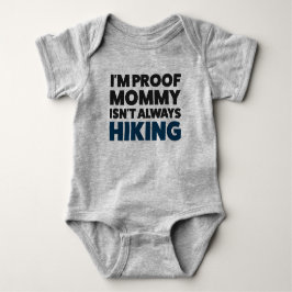 Funny Wandern Jersey Bodysuit für Baby Strampler