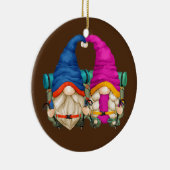 Funny Wandern Mama und Vater Design mit einzigarti Keramik Ornament (Rechts)
