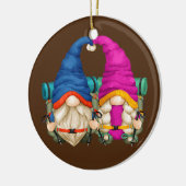 Funny Wandern Mama und Vater Design mit einzigarti Keramik Ornament (Links)