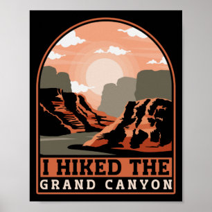 Funny Wandern Mountains I Hikes The Grand Canyon Poster