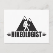 Funny Wandern Postkarte (Vorderseite)