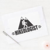 Funny Wandern Rechteckiger Aufkleber (Umschlag)