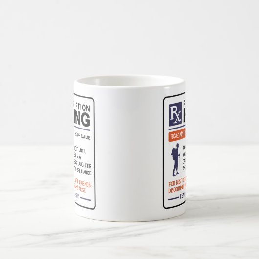 Funny Wandern Tasse Rezept Design (Mittel)