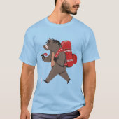 Funny Wandern Wildschwein T-Shirt (Vorderseite)