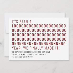 Funny war eine lange Zeit, endlich geschafft es Ne Feiertagskarte