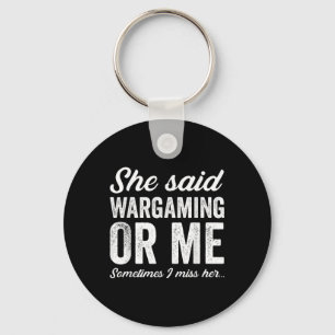 Funny War Gamer Hobby Hobbyist Wargaming Joke Schlüsselanhänger