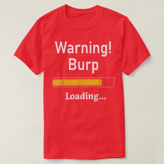 Funny Warning Burning Loading Sarcastic Men Teens  T-Shirt (Design vorne)