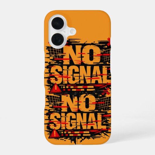 Funny Warning Phone Case – “Does Not Signal As If iPhone 16 Hülle (Rückseite)