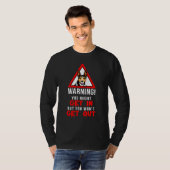 Funny Warning Rat Terrier Dog Lover Eigentümer T-Shirt (Vorne ganz)