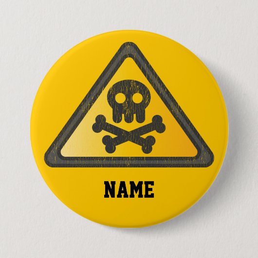Funny Warning SignThunder_Cove Button (Vorderseite)