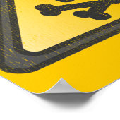 Funny Warning SignThunder_Cove Poster (Ecke)