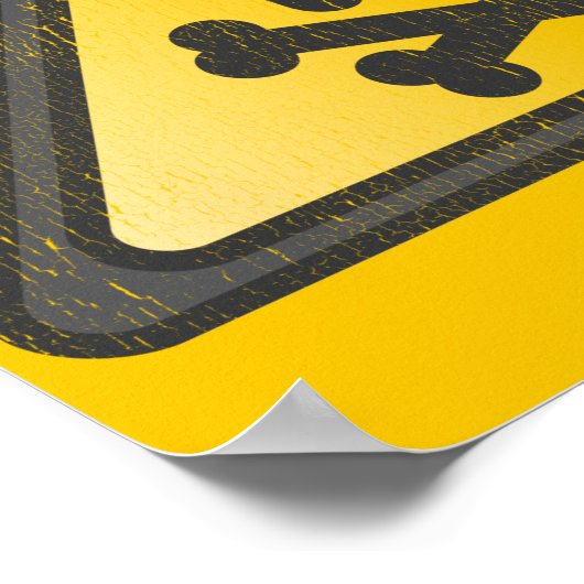 Funny Warning SignThunder_Cove Poster (Ecke)