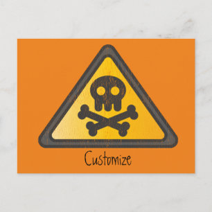 Funny Warning SignThunder_Cove Postkarte