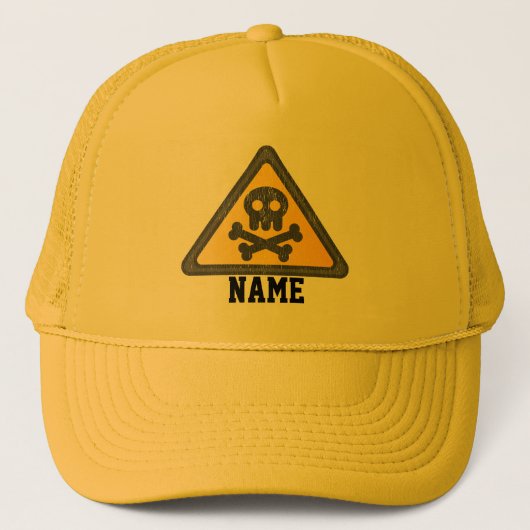Funny Warning SignThunder_Cove Truckerkappe (Vorderseite)