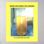 Funny Warning Veiling Bad Spaß Poster (Vorne)