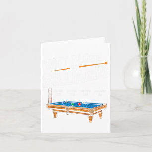 Funny, warum ich bei Billiards Billard Pool Player Karte