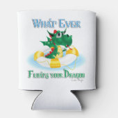 Funny, was auch immer deinen Drachen schweben läss Dosenkühler (Rückseite)