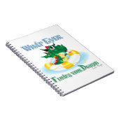 Funny, was auch immer deinen Drachen schweben läss Notizblock (Rechte Seite)