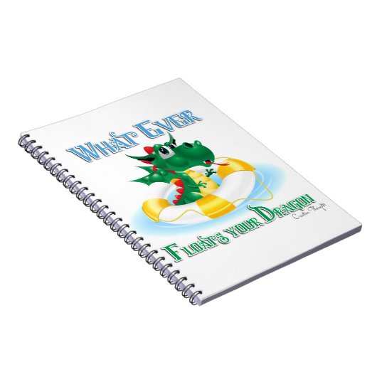 Funny, was auch immer deinen Drachen schweben läss Notizblock (Rechte Seite)