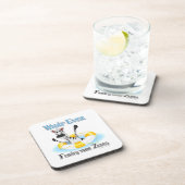 Funny Was auch immer deinen Zebra schweben lässt Getränkeuntersetzer (Rechte Seite)