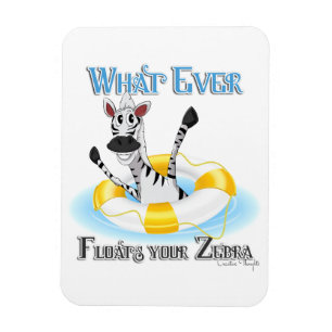 Funny Was auch immer deinen Zebra schweben lässt Magnet