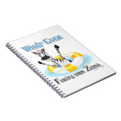 Funny Was auch immer deinen Zebra schweben lässt Notizblock (Rechte Seite)