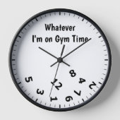 Funny, was auch immer ich auf der Gym Time Clock b Uhr (Vorderseite)