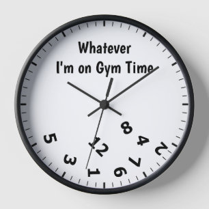 Funny, was auch immer ich auf der Gym Time Clock b Uhr