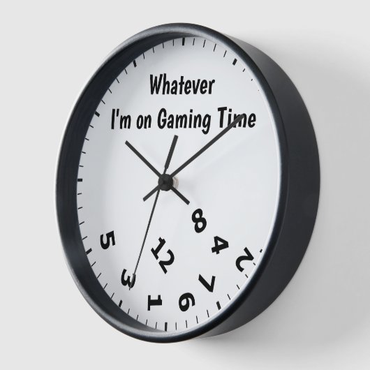 Funny, was auch immer ich auf Gaming Time Clock bi Uhr (Winkel)