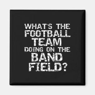 Funny, was das Fußballteam auf der Band F macht Magnet