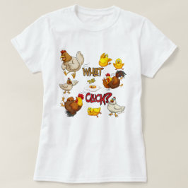 Funny, was der Cluck Chicken Spaß Puff T-Shirt