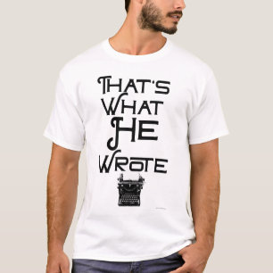 Funny, was er geschrieben Autor SDesign T-Shirt