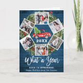 Funny Was für ein Jahr 2021 Weihnachten Red Truck (Vorderseite)