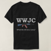 Funny, was Jesus Carry Pro Gun 2. Änderung T-Shirt (Design vorne)