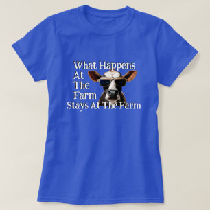 Funny "Was passiert auf dem Bauernhof.." T-Shirt
