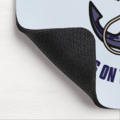 Funny Was passiert auf der Pontoon Vacation Trip Mousepad (Ecke)
