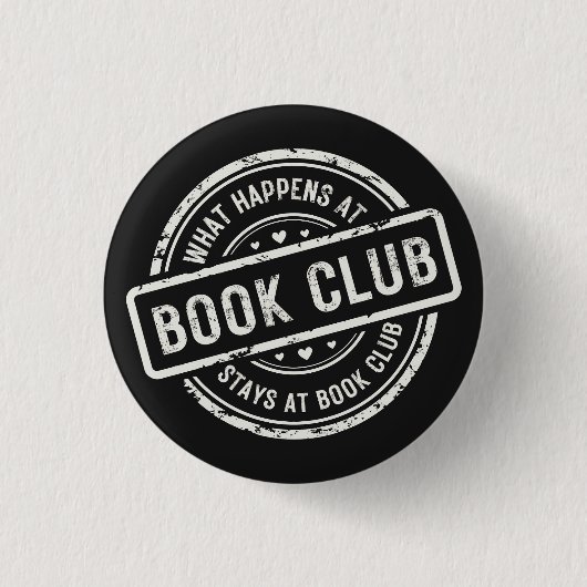 Funny Was passiert im Book Club Button (Vorderseite)