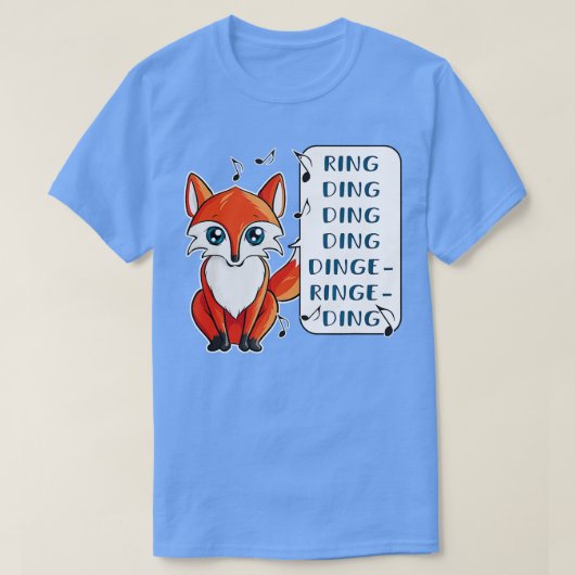 Funny Was sagt Fox Lover T-Shirt Geschenk? (Design vorne)