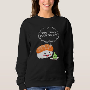 Funny Wasabi T-Shirt Sushi Musubi Japanisch Gewürz Sweatshirt