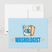 Funny Wäsche Postkarte (Vorne/Hinten)