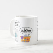 Funny Wäsche Spaß Waschmaschine Dirty Joke Kaffeetasse (Vorderseite Links)