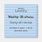 Funny Wäsche Zitat Refridgerator Magnet V2 (Vorne)